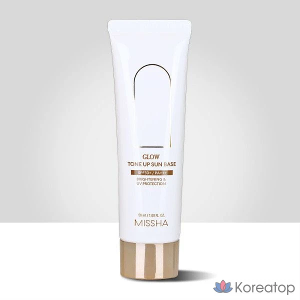 Солнцезащитная основа Missha Glow Tone Up Sun Base, 50 мл, 1 шт.