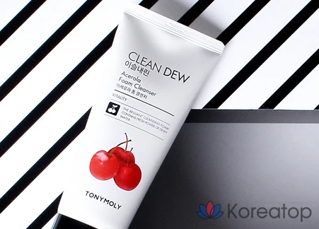 Пенка для умывания Tony Moly Dewy Foam Cleanser Acerola, 180 мл, 1 шт.