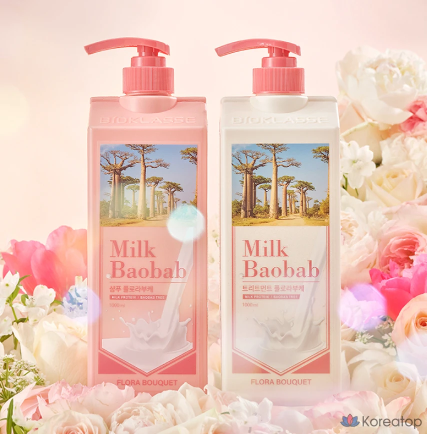 Средство для ухода за волосами Milk Baobab Flora Bouquet, 1 л, 1 шт.
