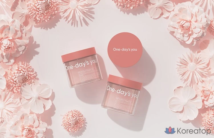 Гелевые подушечки One-Day's You Help Me с настоящим коллагеном, 130 мл, 70 листов, 1 упаковка.