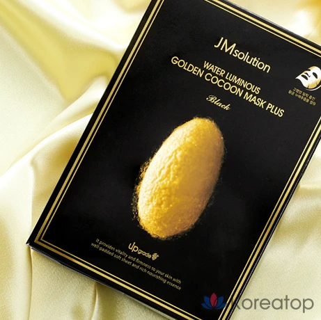 Маска для лица JM Solution Water Glow Golden Cocoon Mask Plus, 10 шт., упаковка из 3 шт., фото 2
