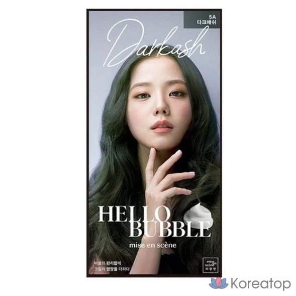 Краска для волос Mise en Scene Hello Bubble Hair Dye 5A Dark Ash, 1 шт.