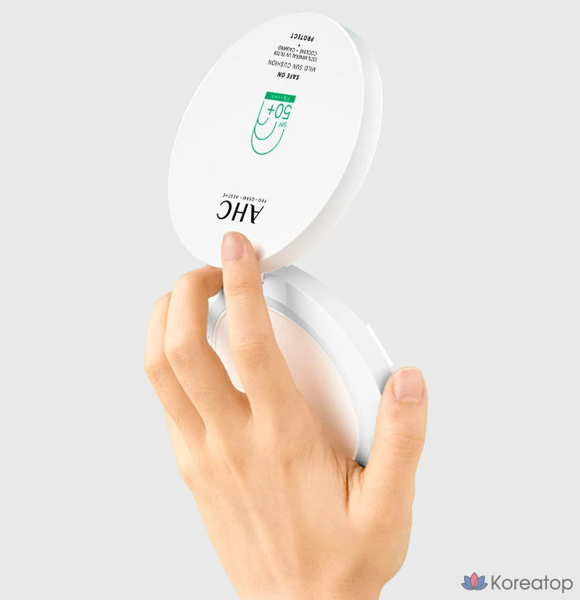 Солнцезащитный крем AHC SafeOn Mild Sun Cushion SPF50+ PA++++, 25 г, 1 шт.