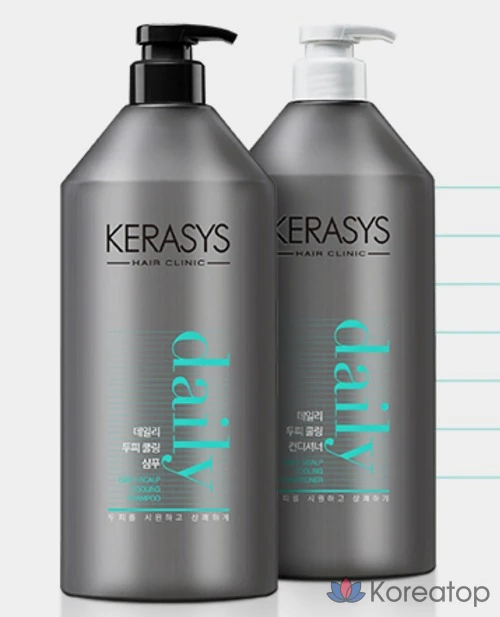 Охлаждающий кондиционер для кожи головы KeraSys Daily, 1 шт., 1,5 л