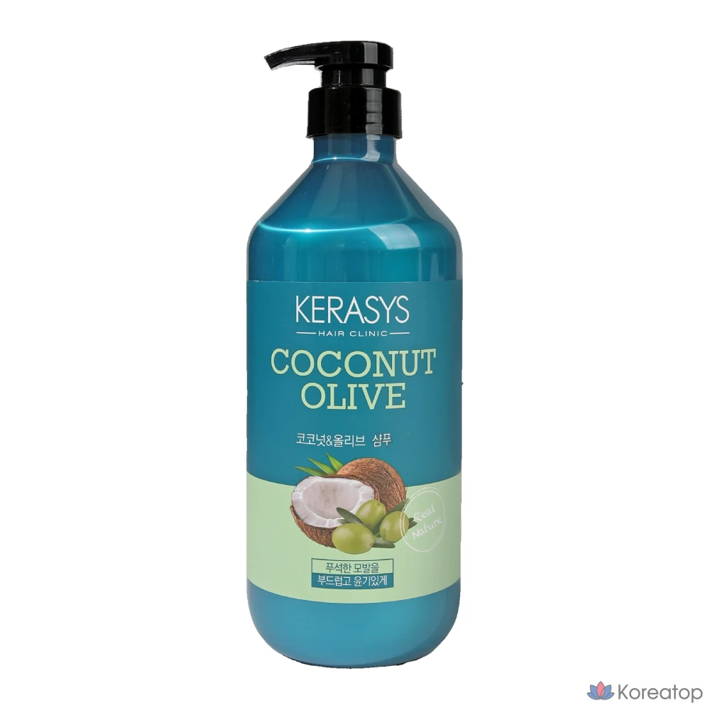 Шампунь Kerasis с оливковым маслом и кокосом, 1 флакон, 800 мл.