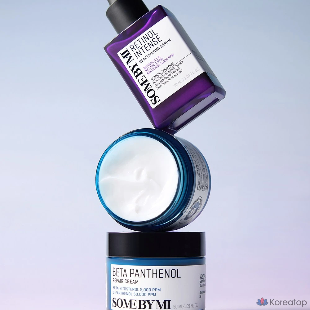 Набор для создания эффекта «стеклянной кожи» [сыворотка с ретинолом + крем с бета-пантенолом], 1 шт.