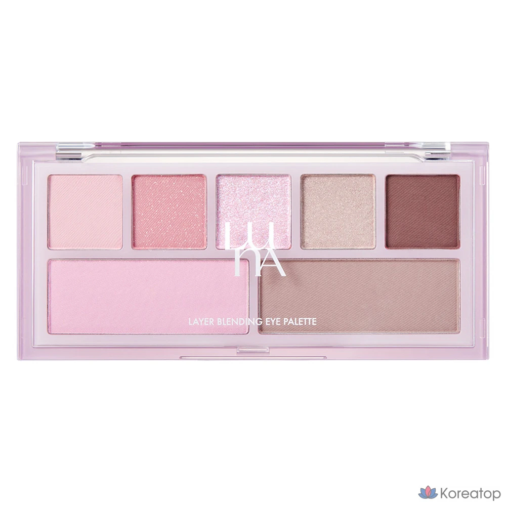 Палетка теней для век Luna Layer Blending Eye Palette, оттенок 04 Lilac Letter, 1 шт.