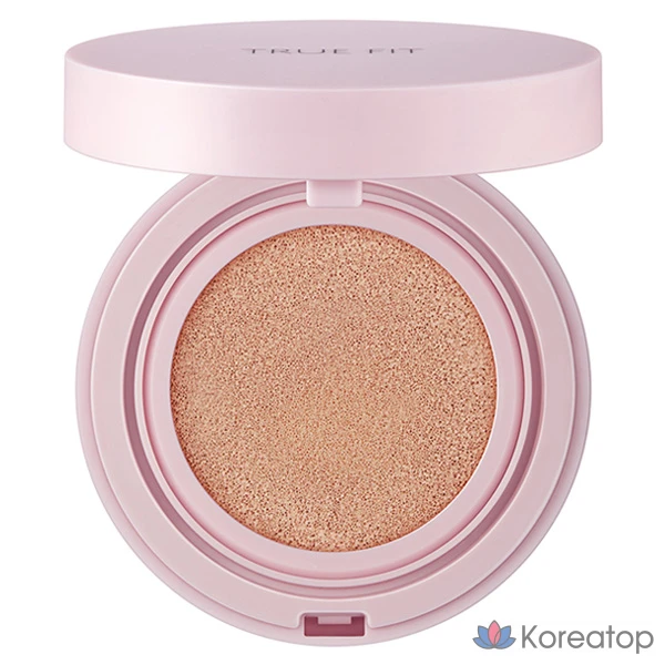 Тональный крем-кушон The Saem True Fit Fixer, 15 г, 21 овсяное волокно, 1 шт.