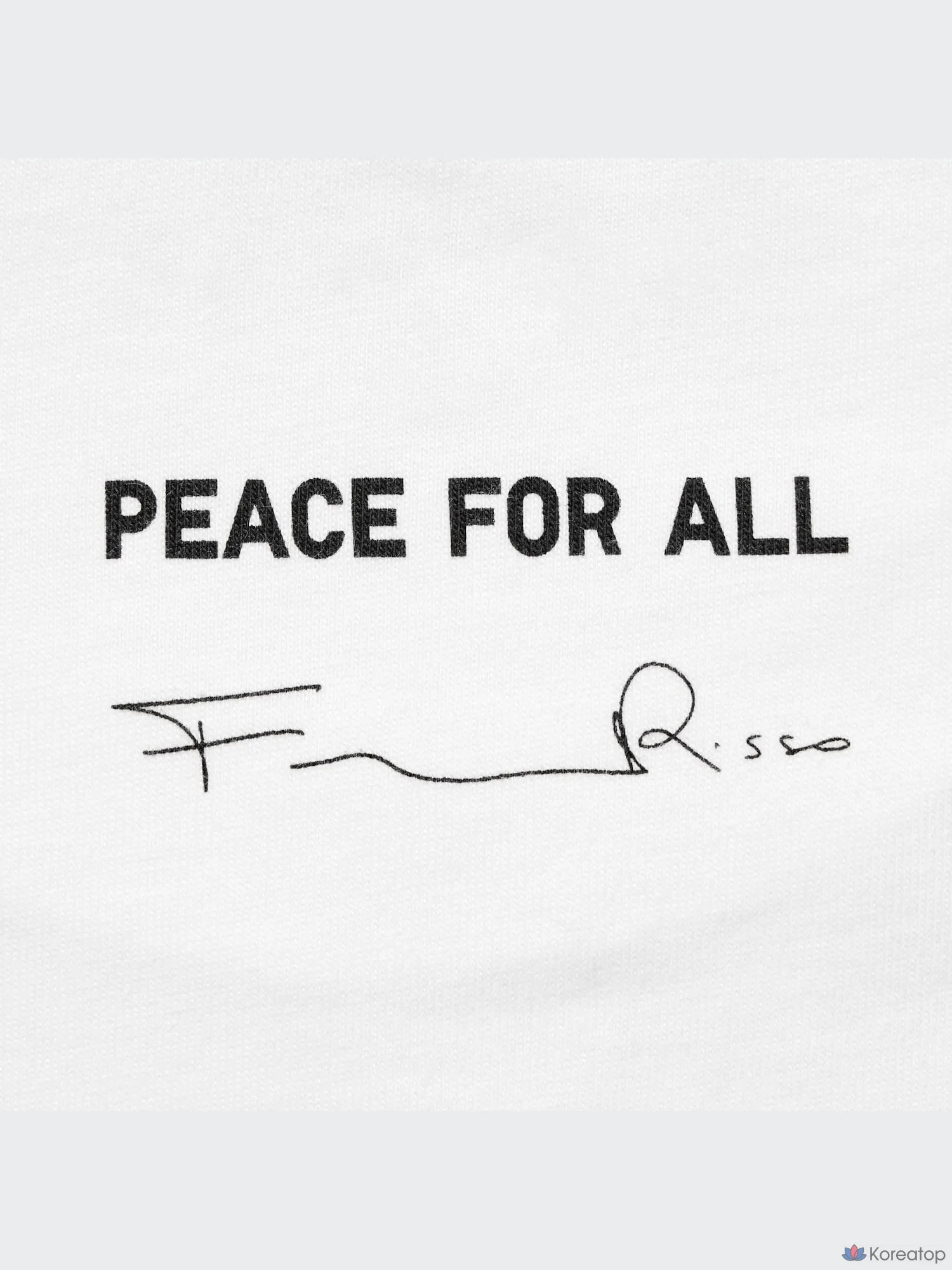 Футболка Uniqlo PEACE FOR ALL Graphic T Regular Fit F.Risso