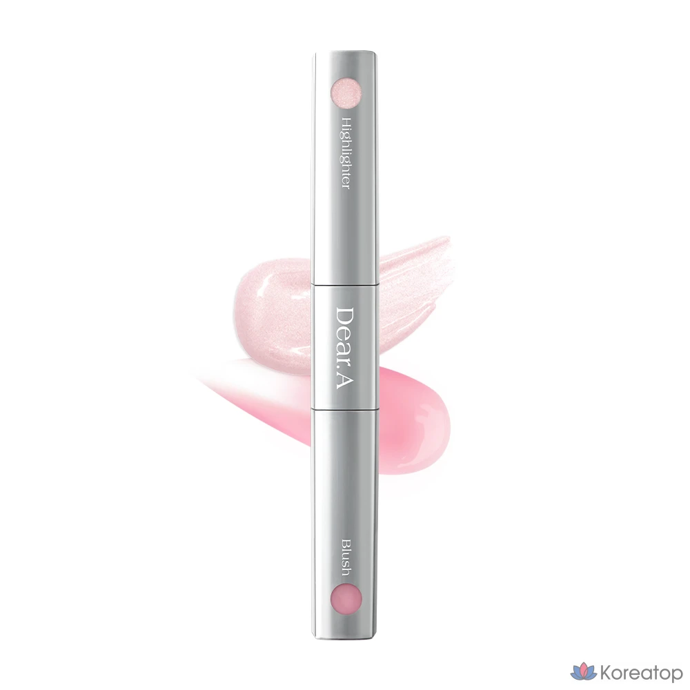 Dear.A Blush & Beam Dual Stick Highlighter, 02 Lilac Pink & Pink Glow, 1 шт.
