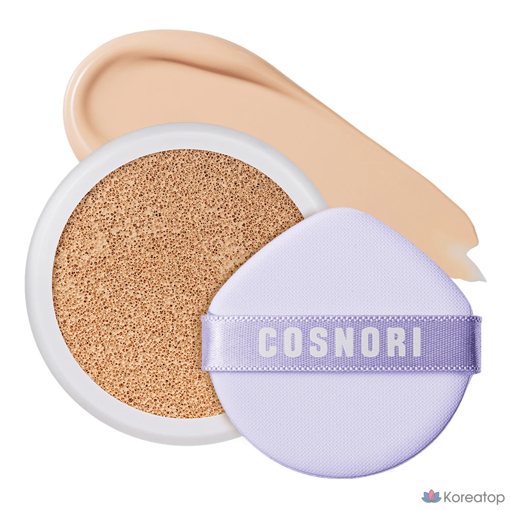 Сменный блок тонального крема Cosnori Panthenol Barrier Cushion Foundation, 12 г, бежевый, 1 шт.