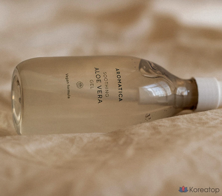 Aromatica Успокаивающий гель алоэ вера + сменный блок, 500 мл, 1 шт.