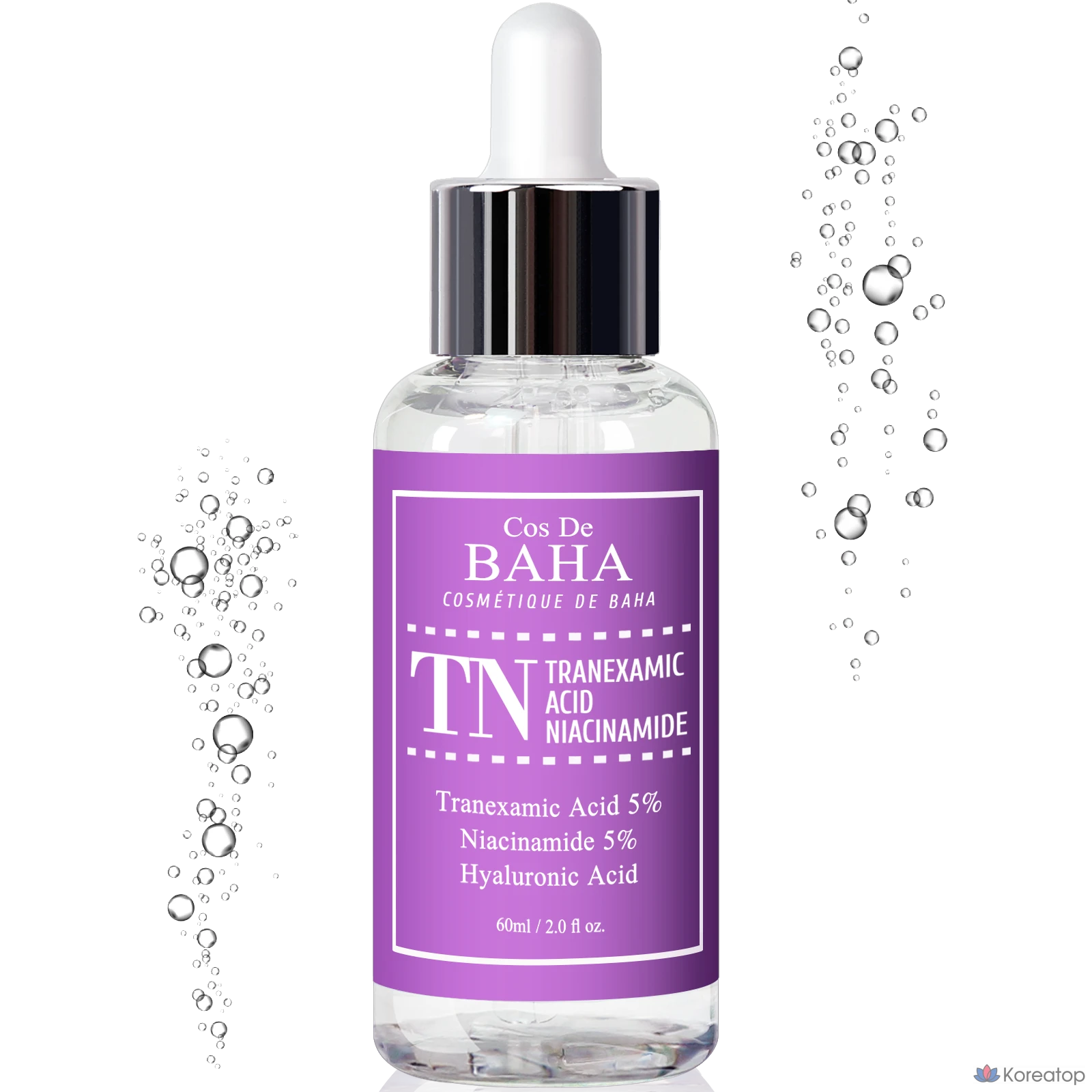 Сыворотка-ампула с транексаминовой кислотой для осветления кожи лица, 60 мл, 1 шт., фото 3