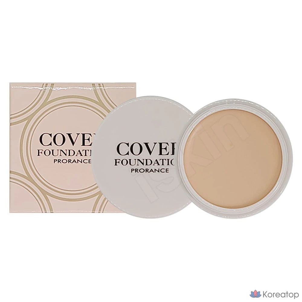 Тональный крем Prorance Cover Foundation SPF25/PA++, № 21, натуральный бежевый, 1 шт.