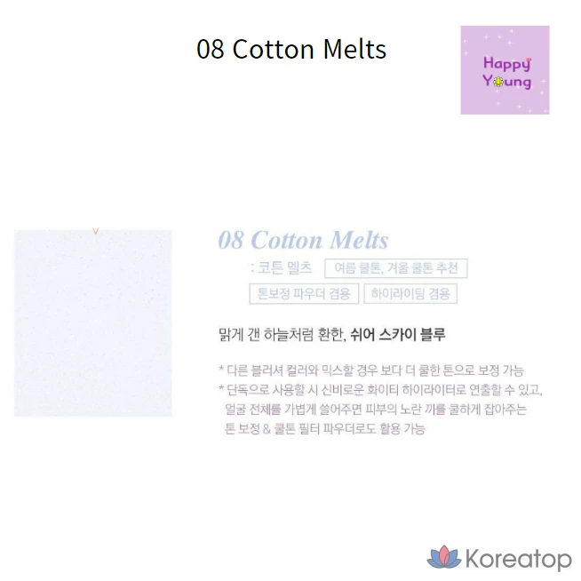 Запеченные румяна Glint by VDIVOV с блестками для придания объема щекам Pretty Cosmetics, холодный и теплый тон, 2,4 г, 8 ватных дисков, 1 шт.