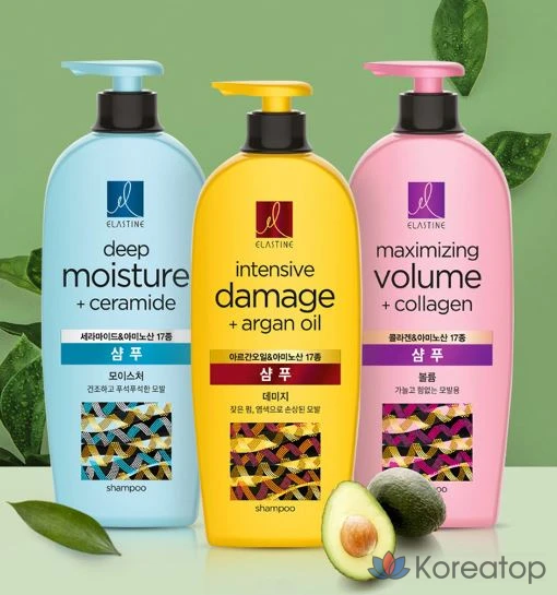 Интенсивный питательный шампунь Elastine с марокканским аргановым маслом, 680 мл, 1 шт.