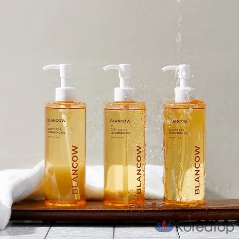 Глубоко очищающее масло Blancow 300 мл для удаления черных точек и кожного сала