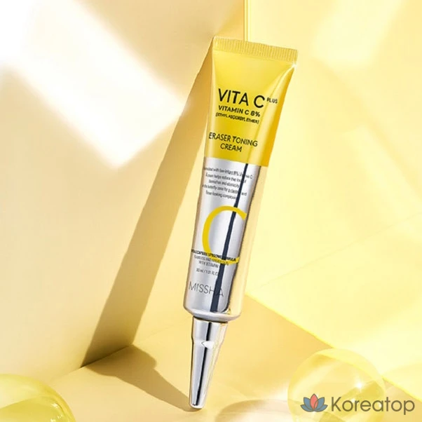Тонизирующий крем Missha Vita C Plus Eraser, 30 мл, 1 шт.