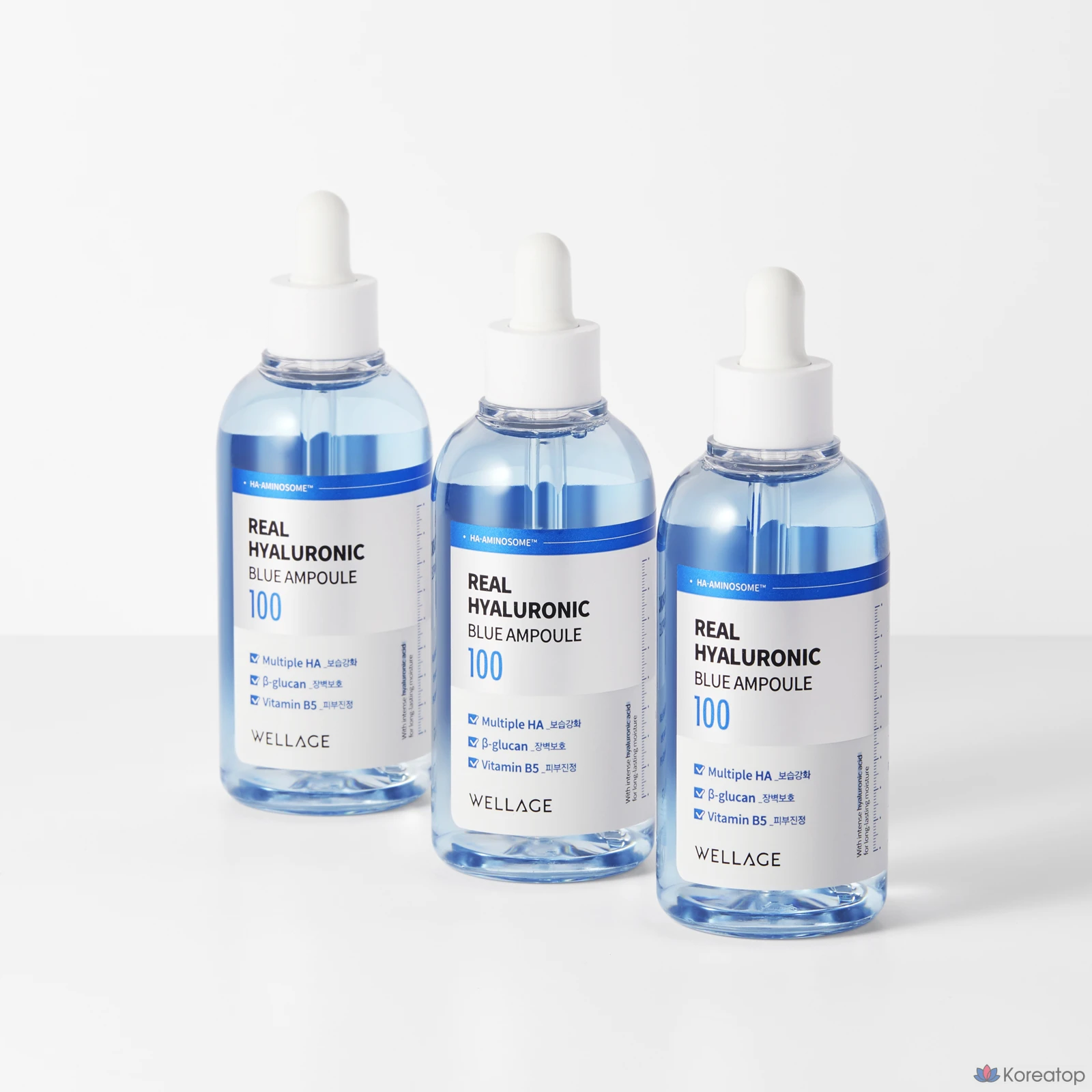 Wellage Real Hyaluronic Blue 100 ампул по 100 мл + 75 мл, 1 шт.