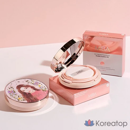 Тональный крем-кушон MIBA King Cushion Season 2 большой емкости 25 г, оттенок № 21 &#039;яркая кожа&#039;, оригинал + 2 сменных блока по 25 г