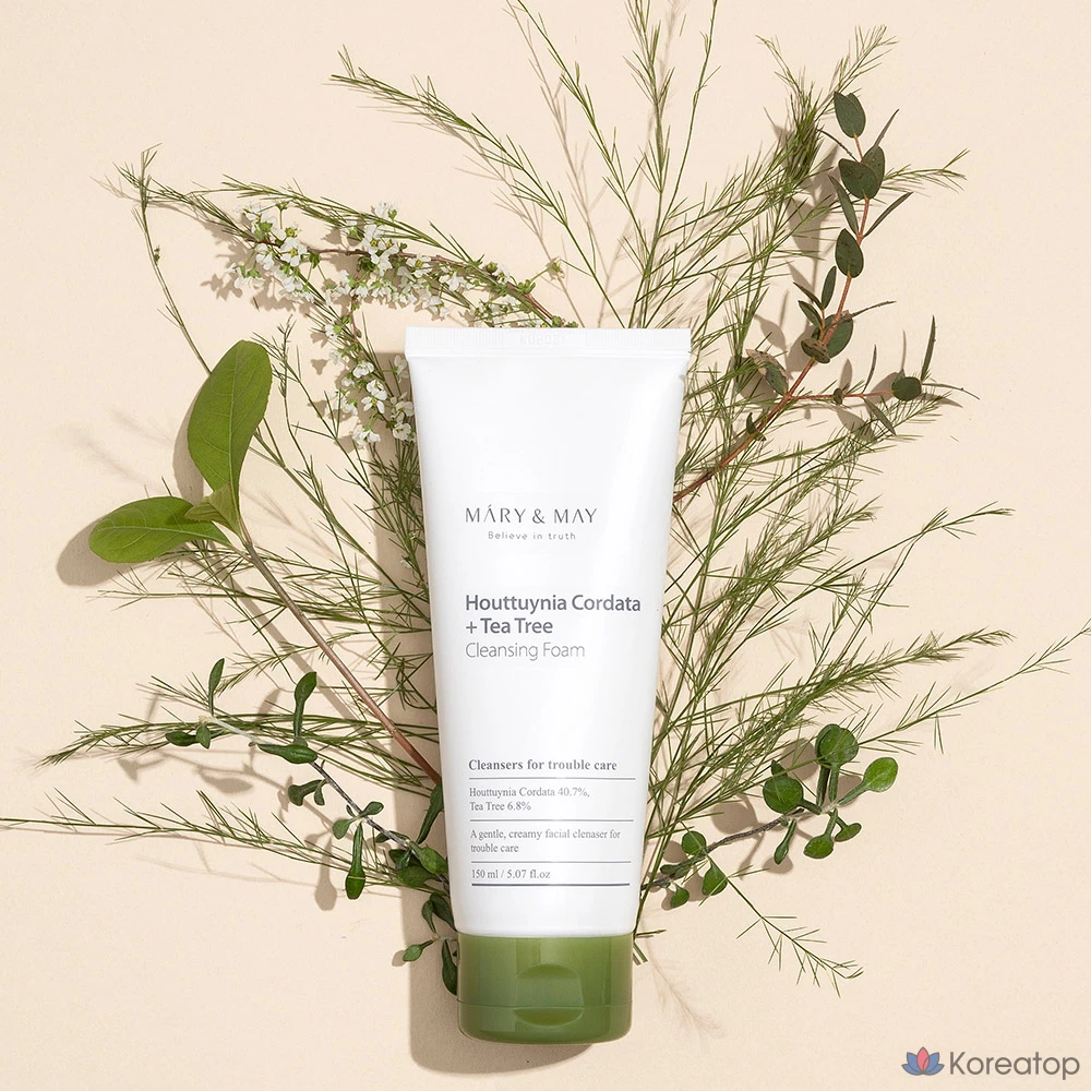 Пенка для очищения пор с маслом чайного дерева Marienmay, 150 мл, 1 шт.