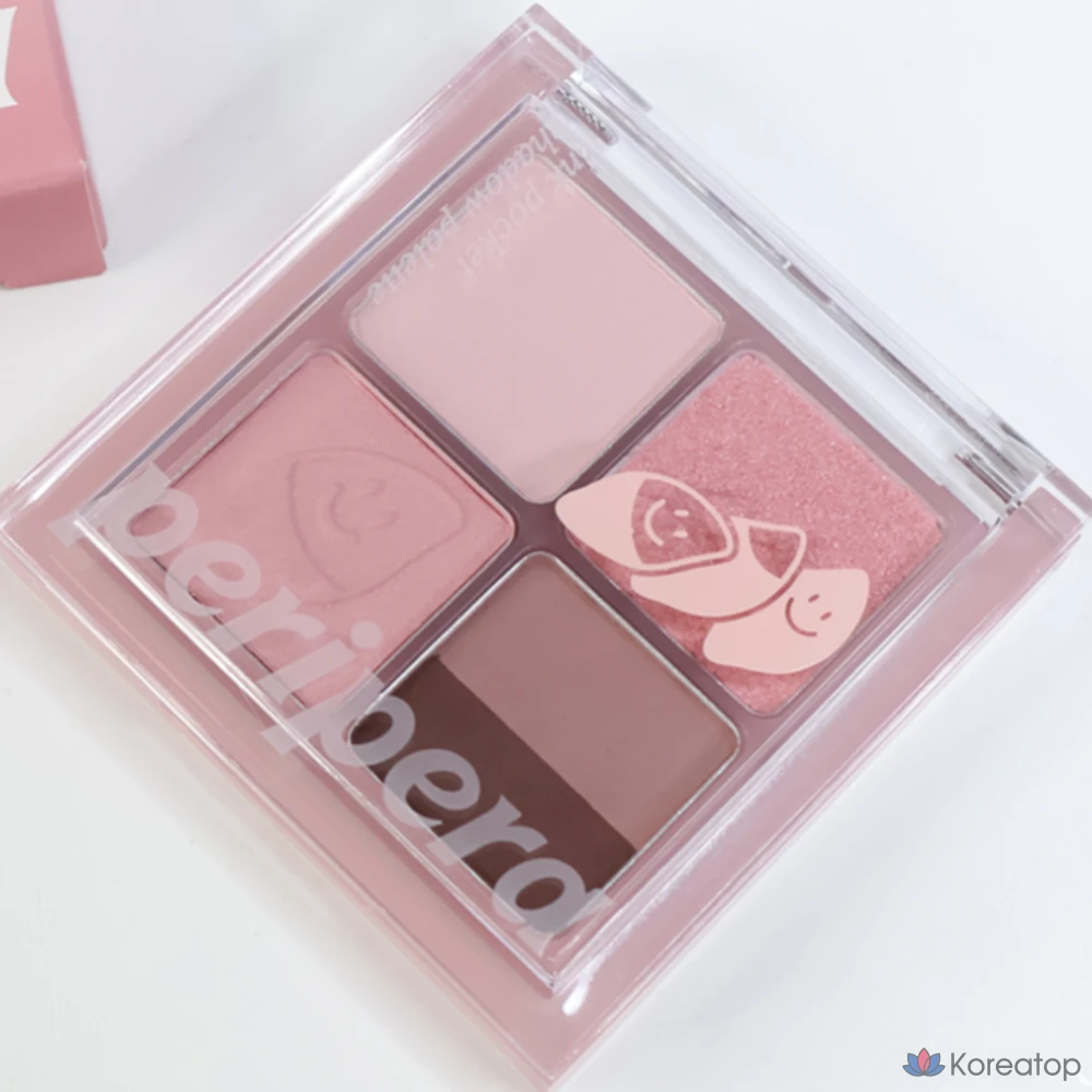 Палитра теней Peripera Ink Pocket, Палитра теней Peripera Goguma Bold Shadow, Палитра теней Autumn Mood Mute, Mute Tone, #10_Same-day Harvest Sweet Pink, 1 шт.