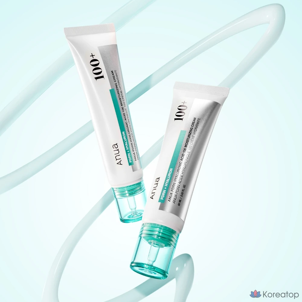 Увлажняющий крем Anua PDRN Hyaluronic Acid 100 Moisture Cream, 60 мл, 1 шт., фото 8