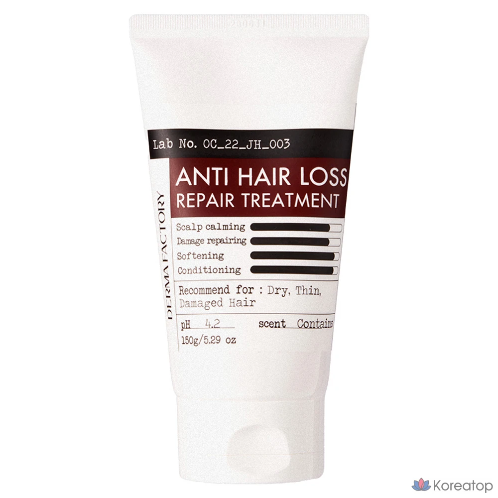 Средство для восстановления волос против выпадения Derma Factory, 150 г, 1 шт.