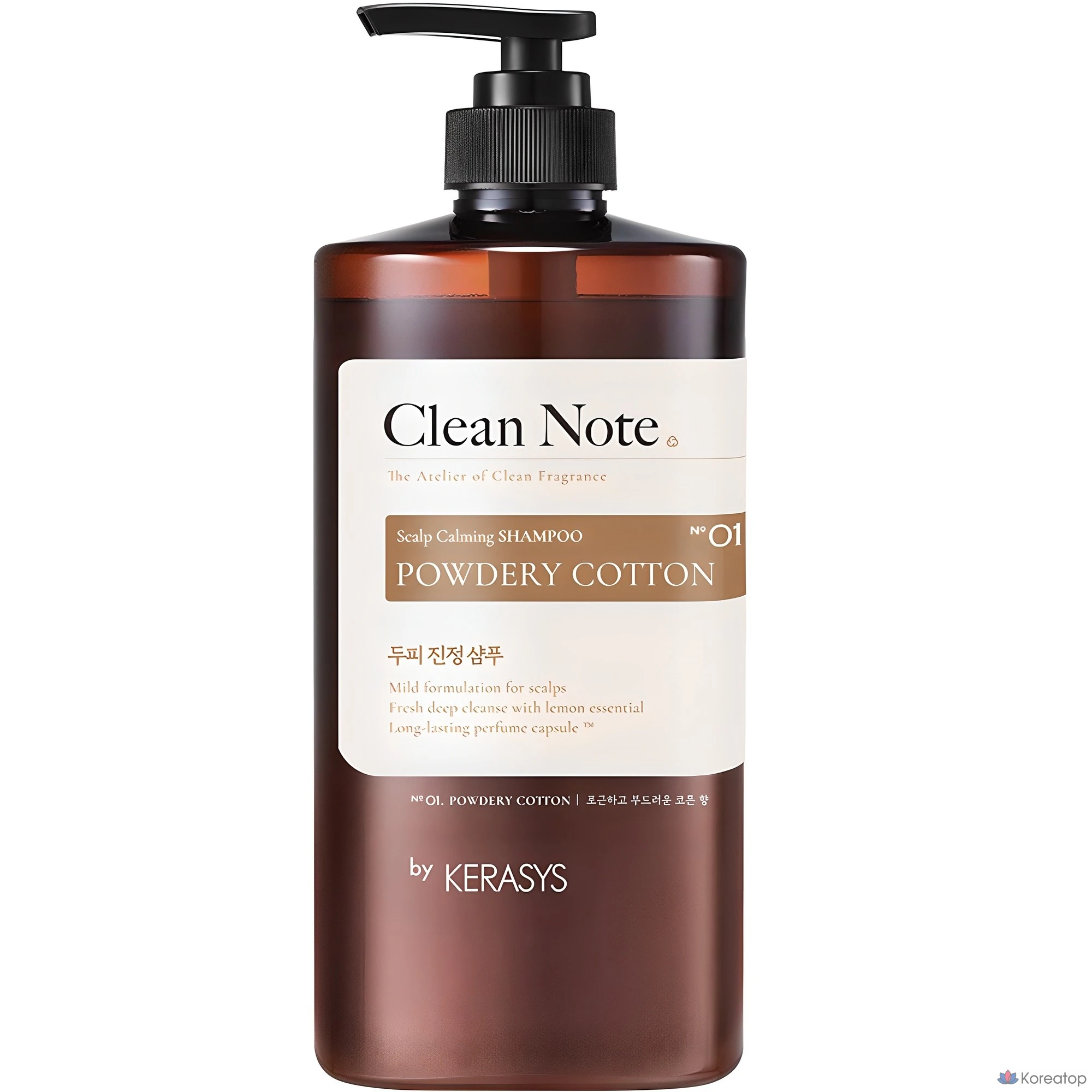 Шампунь KeraSys Clean Note с ароматом пудрового хлопка, 1 л, 1 шт.