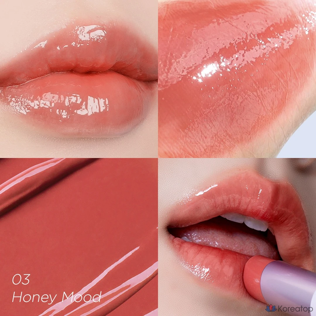 Бальзам для лица DEWYCEL Glowing Balm, 03. Honeymoon, 4,5 г, 1 шт., фото 5