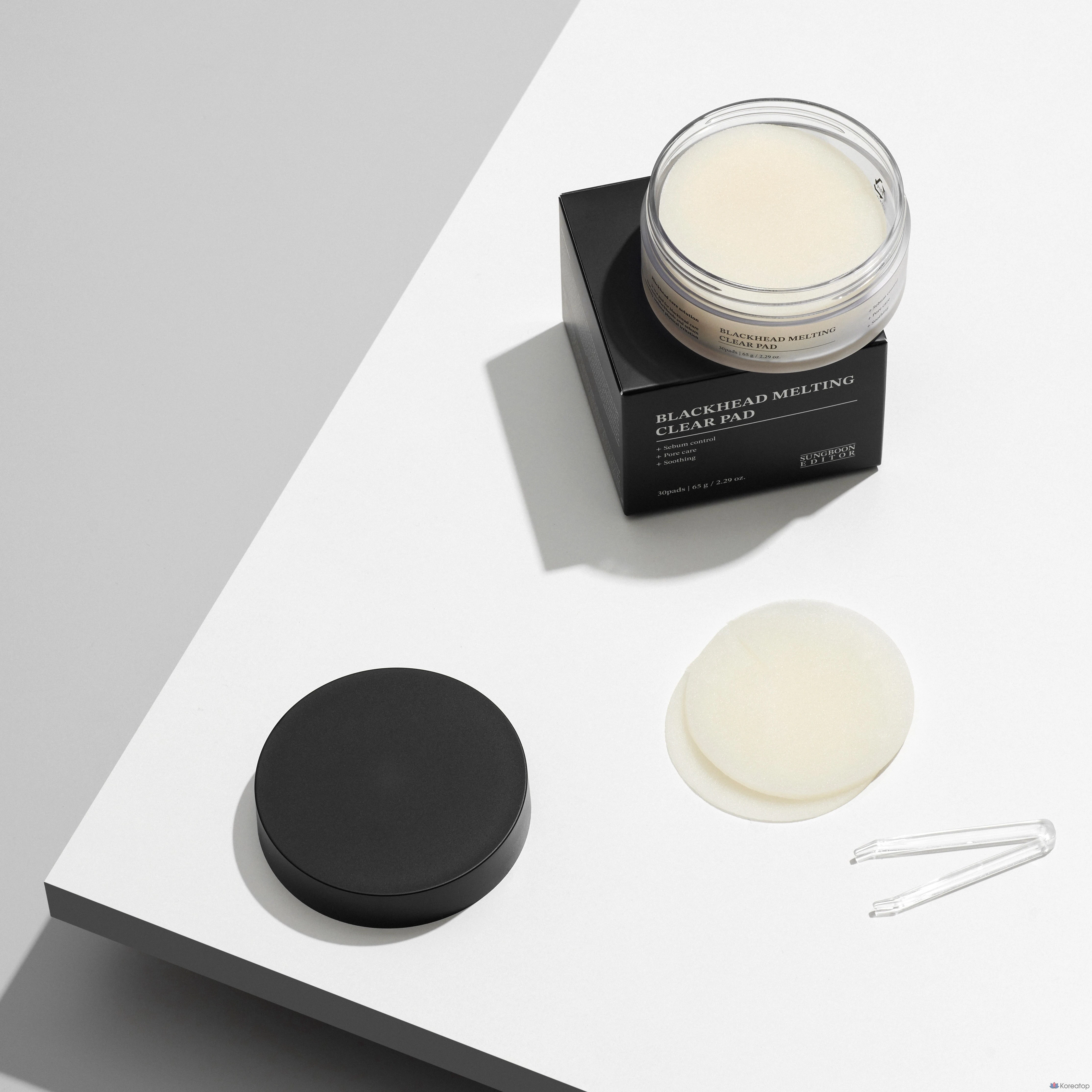 Прозрачные подушечки для растворения черных точек Ingredient Editor, 30 листов, 1 упаковка