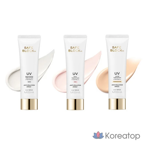 Солнцезащитный крем Missha Safe Block RX Cover Tone Up SPF50+ PA++++, 50 мл