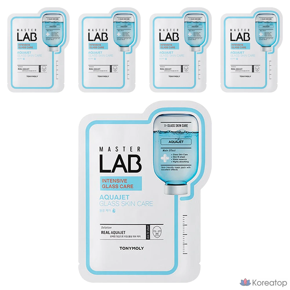 Маска для лица Tony Moly Master Lab Aqua Jet, 1 упаковка, 5 штук
