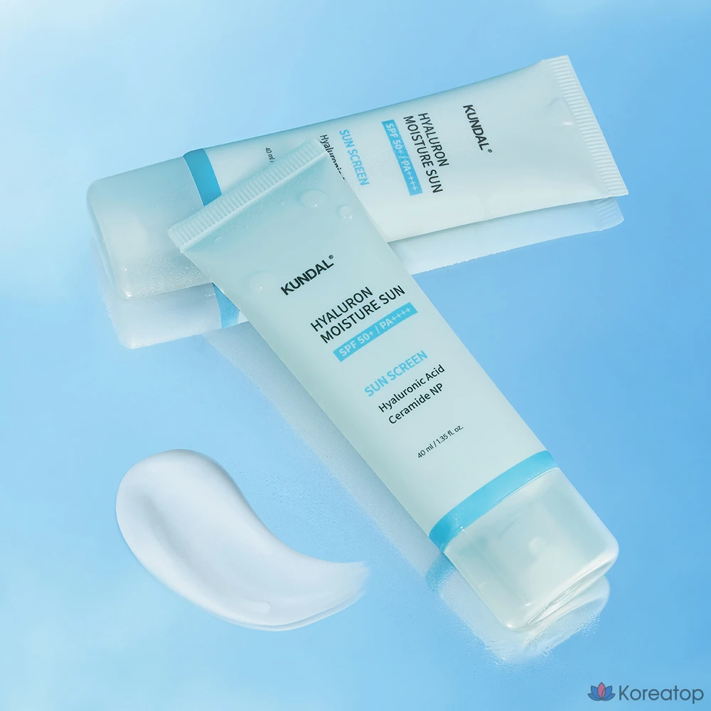 Увлажняющий солнцезащитный крем Kundal с гиалуроновой кислотой, 40 мл, 1 шт.
