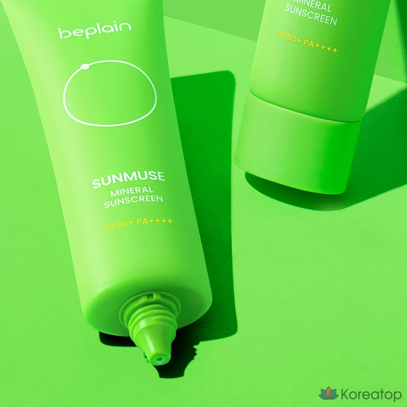 Солнцезащитный крем Beplain Sunmuse Mint Green SPF50+ PA++++, 50 мл, 1 шт.