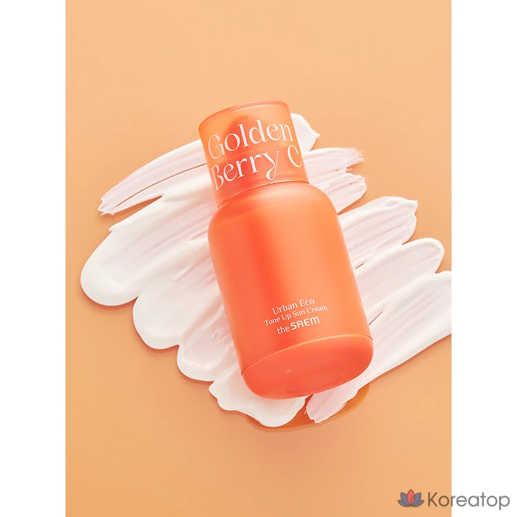 Солнцезащитный крем The Saem Golden Berry C Tone-up SPF 50+ PA++++, 50 мл, 1 шт.
