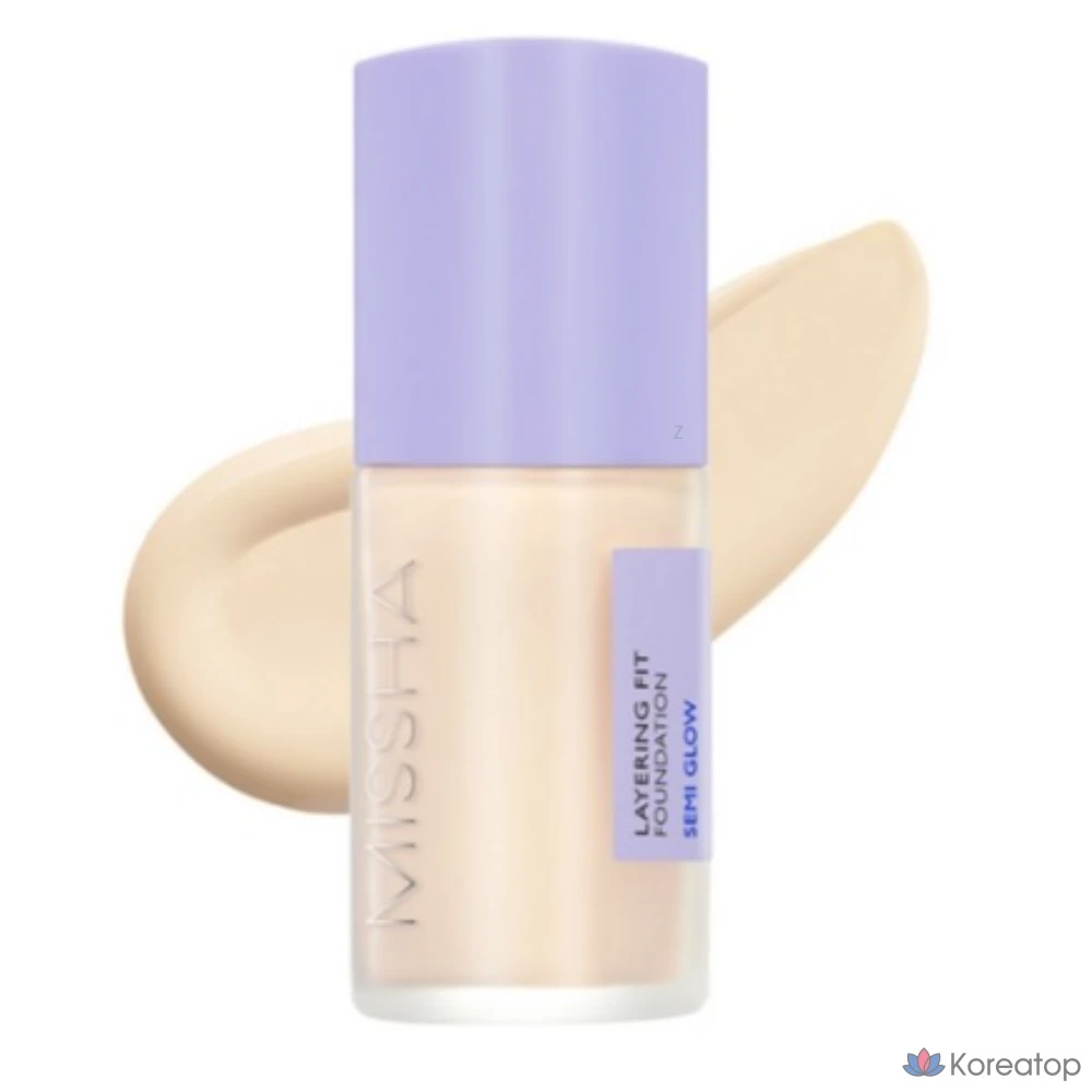 База под макияж Missha Layering Fit Base, 35 мл, № 19, оттенок Cool Ivory, 1 шт.