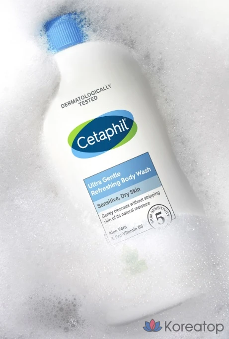 Освежающий гель для душа Cetaphil Ultra Gentle, 400 мл, 1 шт.