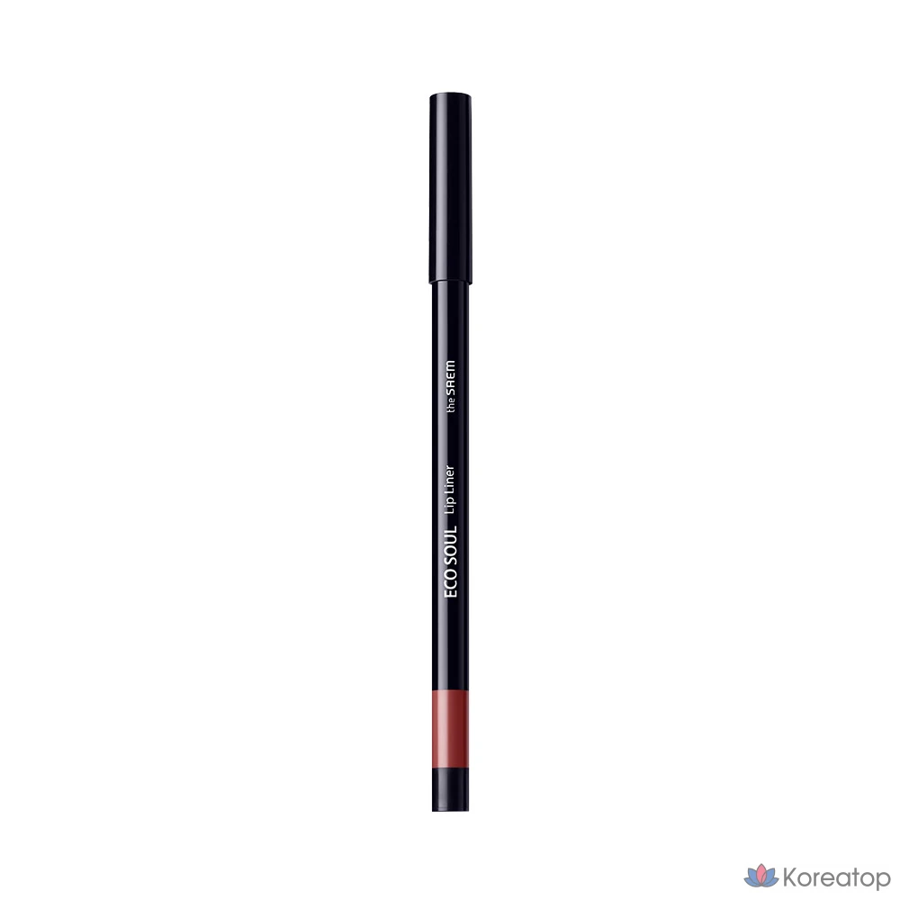 Карандаш для губ The Saem Eco Soul Lip Liner 0.2g, RD01 French Red, 1 шт.