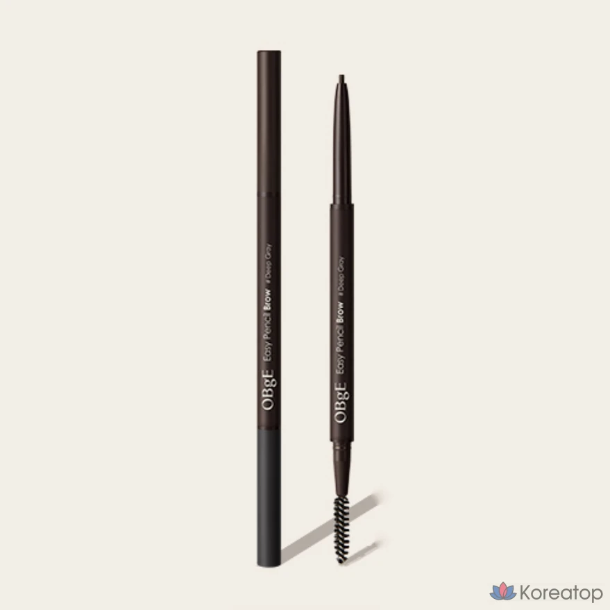Карандаш для бровей OBge Easy Pencil Brow, 0,08 г, темно-серый, 1 шт., фото 7