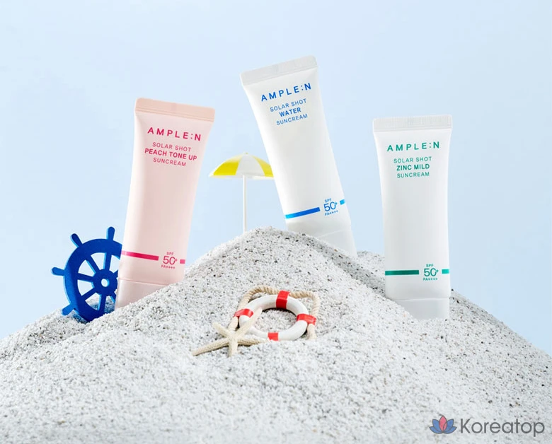 AMPLE:N Solar Shot Zinc Mild Sunscreen SPF50 PA++++, 40 мл, 1 шт.