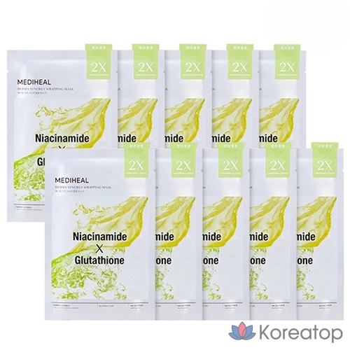 Обертывающие маски Mediheal Derma Synergy, 10 штук, 1 упаковка
