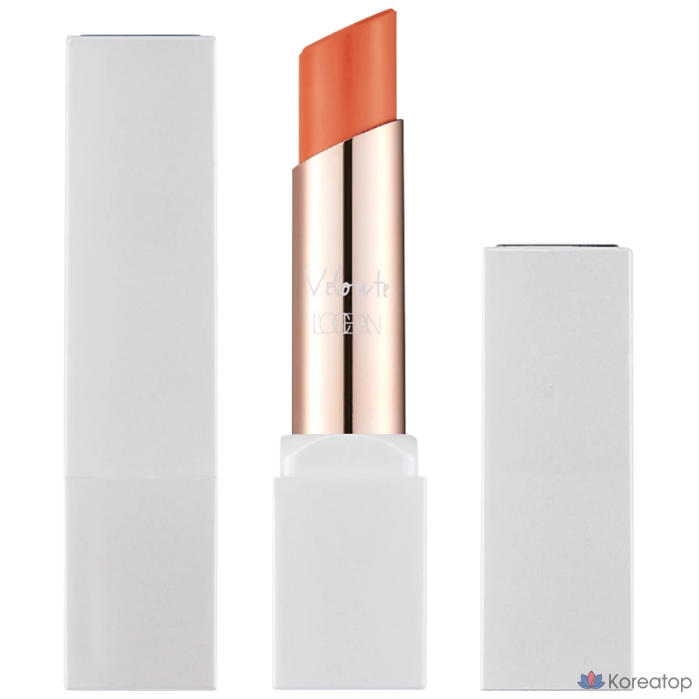 Блеск для губ L'OCEAN Velouté Melting Glossy Lip, 4 г, 1 шт., № 06 Мандариновый апельсин