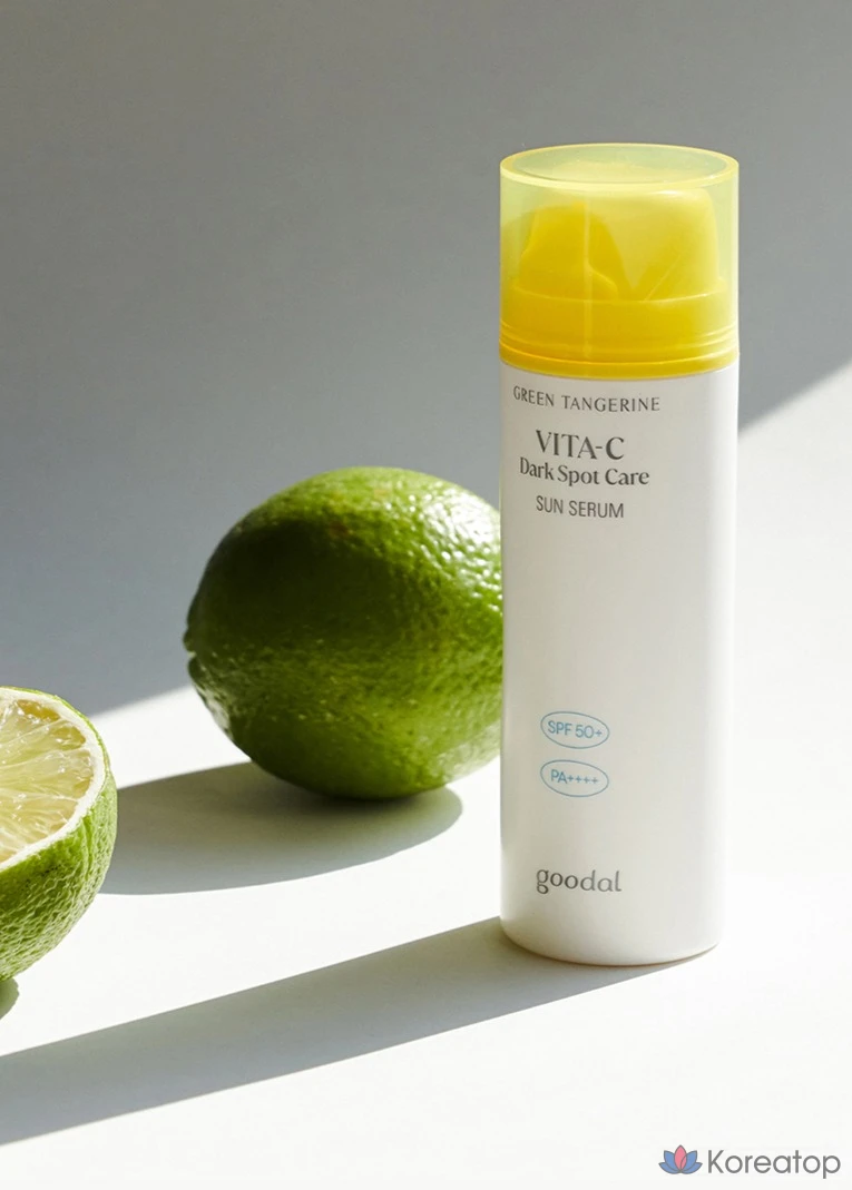 Goodal Green Tangerine Vita C Солнцезащитная сыворотка Spot Care SPF50+ PA++++, 50 мл, 1 шт.