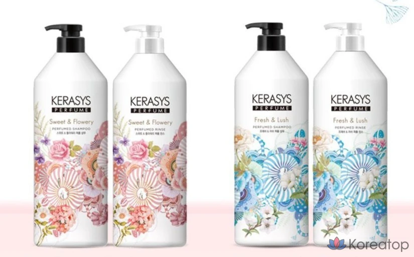 Парфюмированный шампунь KeraSys Sweet & Flowery, 1 л, 1 шт.