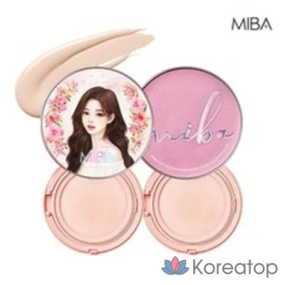 Тональный крем-кушон MIBA Season 3 Wang Double Cushion Glow No. 23, 1 шт.