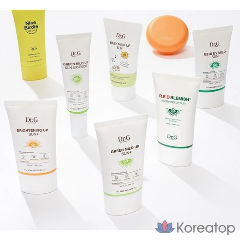 Солнцезащитный крем для чувствительной кожи Dr.G, 35 мл
