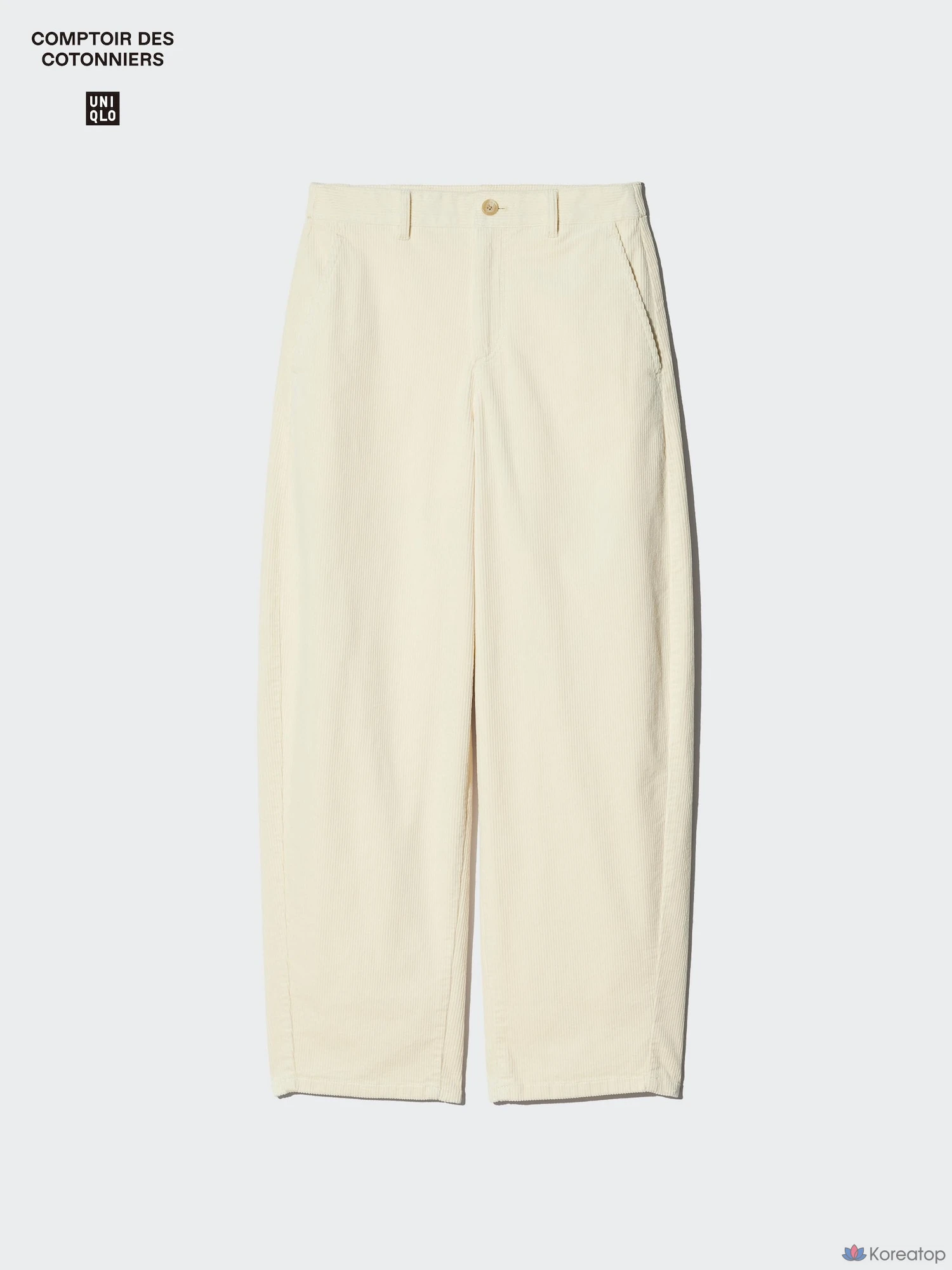 Брюки Uniqlo Corduroy Barrel Leg Pants
