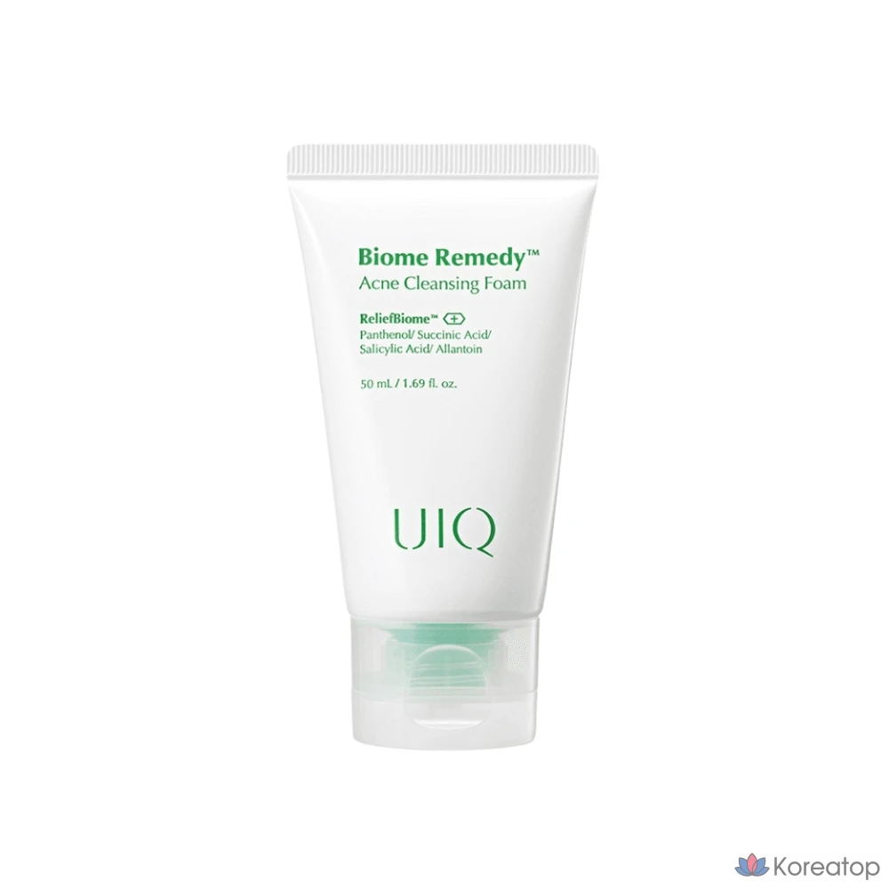 Пенка для умывания UIQ Biome Remedy от прыщей, 50 мл, 1 шт.