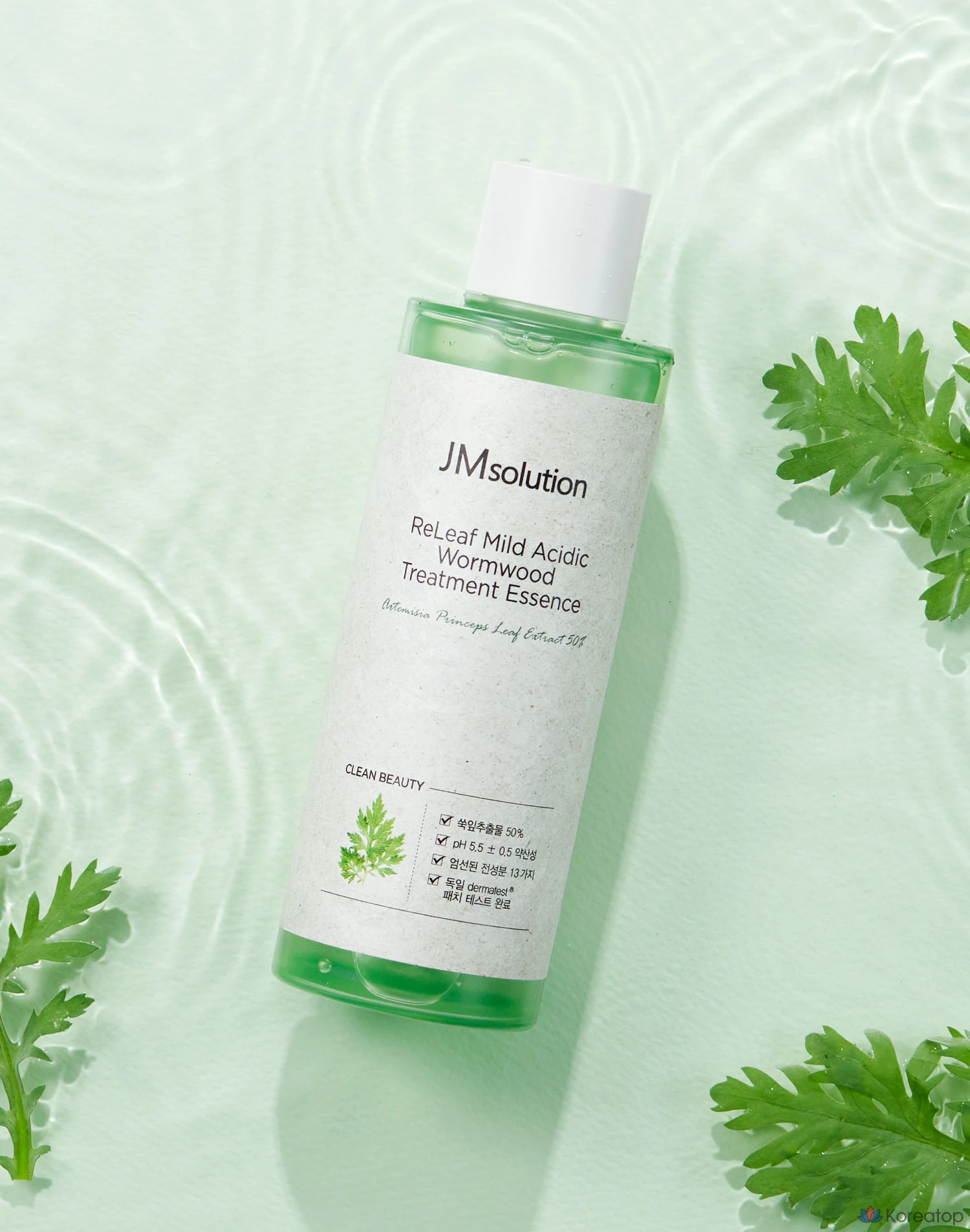 Эссенция для лечения слабокислотных заболеваний кожи головы с экстрактом полыни JM Solution Relief, 1 шт., 200 мл.